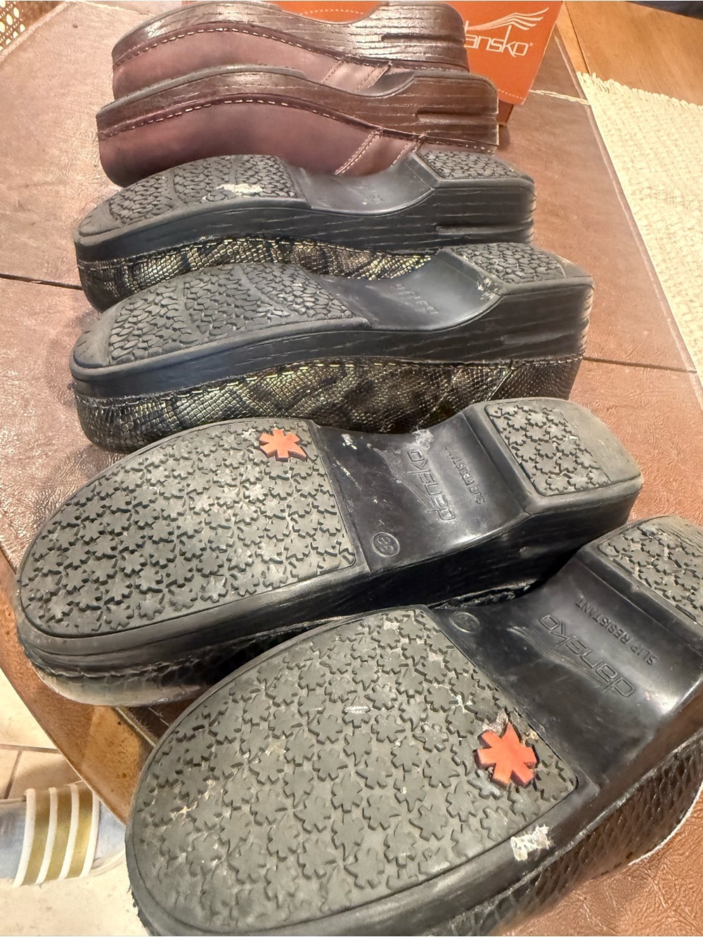 Dansko XP Clogs 3 pair - Picture 6 of 10